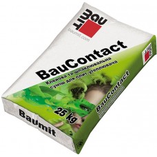 Клей армуючий для теплоізоляції з мінвати, пінополістиролу Baumit BauContact, 25 кг