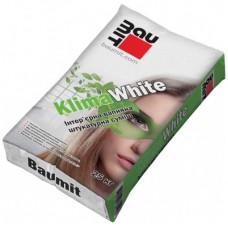 Інтер'єрна вапняна штукатурна суміш Baumit KlimaWhite, 25 кг